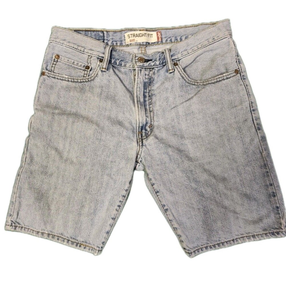Y2K Levi's 505 Straight Fit Denim Shorts Size 32